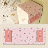 冰箱顶盖布家用双开门防尘布滚筒洗衣机罩防水布盖巾微波炉冰箱罩|柿子猫 微波炉烤箱35*100cm