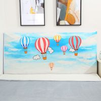 北欧床头套套靠背套卧室床头罩全包弹力防尘保护床头罩套|梦幻热气球 长度180cm