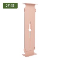 衣柜抽屉式分隔板自由组合柜子分层收纳格子整理神器分割隔断板|典雅粉(2个装)
