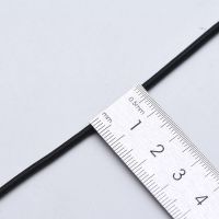 松紧带圆形专用躺椅绳子橡筋高弹力耐用橡皮筋加粗牛筋绳跳皮筋黑|黑色2毫米宽10米