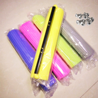 滚轮拖把头4个装]胶棉拖把头替换海绵拖布头好太太墩布头送螺丝|颜色随机27厘米(4个)装