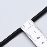 松紧带圆形专用躺椅绳子橡筋高弹力耐用橡皮筋加粗牛筋绳跳皮筋黑|黑色6毫米宽10米