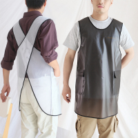 防水透明围裙免系带游泳馆宠物咖啡店厨房工作服环保多功能服定制