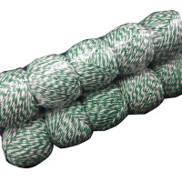 粽子线棉线绳包装粽子绳包粽子线专用棉线1.5mm包粽子的线|绿白一包10个