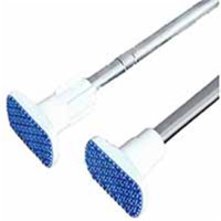 不锈钢强力伸缩杆 挂衣杆 毛巾杆 强力伸缩杆 室内晾衣杆|长方头 160cm--304cm