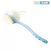 长柄不求人搓澡神器搓背洗澡刷沐浴搓后背泥刷子搓泥擦背戳澡浴刷|蓝色[升级款]