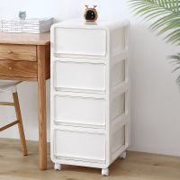 收纳柜子抽屉式家用储物柜卧室床头柜浴室办公室桌底下多层置物柜