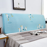 北欧床头套罩软包防尘罩床靠背罩子保护套1.8米弹力全包1.5床萬能|百凤齐鸣 1.5米（适合1.4-1.7米床头使用）