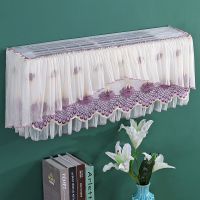 空调防尘罩挂机卧室空调罩开机不取内机罩子美的格力海尔空调罩|百财如意-紫 1.5p[82-88]cm全包