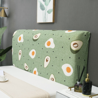 全包布艺床头罩软包床头套简约现代欧式防尘罩1.8m|牛油果【牛奶丝面料】 2.0米【适合1.9-2.1米床头使用】