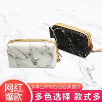 手提化妆包 洗漱包pu多功能旅行收纳包手提包少女卫生巾收纳包