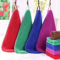 珊瑚绒双层加厚抹布毛巾吸水巾 不沾油百洁布 洗碗布|5条