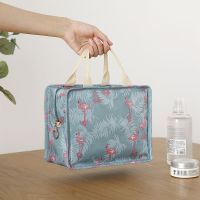 旅行化妆品收纳包pu防水洗漱包韩可爱女士化妆包大容量便携手提包