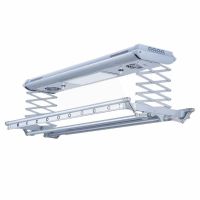 衣利特电动晾衣架升降智能遥控阳台晾衣架伸缩四杆电动晾衣杆|冰川银2.4米伸缩四杆 智能遥控+多功能(不)