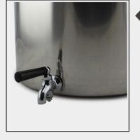 304不锈钢储水桶 水池桶 高身水桶 内双耳桶 不锈钢水桶|开孔装水龙头 直径40/高度60CM(75升)无耳