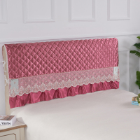 床头罩防尘罩1.2m/1.5m/1.8m/2.0m/2.2m床夹棉加厚保护套|豆沙红 1.8米宽