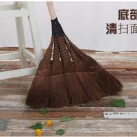 厂家直销纯棕手工制作优质棕毛扫把扫帚鬃毛扫地条扫帚加厚棕帚