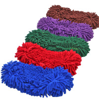 拖把头替换头拖把布替换布雪尼尔平板拖把松紧带式通用拖把头布套