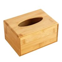 楠竹木质纸巾盒桌面收纳盒餐厅抽纸盒茶桌客厅宾馆创意纸巾收纳盒|楠竹实木-长方形中号
