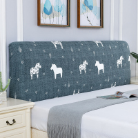 全包床头套罩万能盖布异形弧形床头靠背保护套欧式防尘罩简约现代|牛奶丝策马奔腾 床头适用(2.2-2.4米)