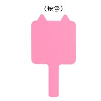 网红少女心迷你手持小镜子随身便携精致可爱手柄镜女生手拿化妆镜|粉色