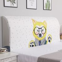 水晶绒弹力全包床头罩套床头防尘保护套皮床头软包实木床头靠背套|柴木先生 高度50-65*长度200cm