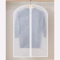 防尘袋衣罩家用衣服防尘罩挂式大衣挂衣袋透明防尘套西装西服套子|5个60*120cm.适膝盖以下衣物 无拉链底部开口