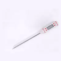 温度计水温计厨房食品温度计烘焙测水温奶温高精度油温温度计探针|白色