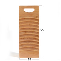 楠竹洗衣搓板省力搓衣板家用洗衣板实木碳化防滑加厚洗衣帮手跪用|长55cm*宽18cm*厚1.8cm