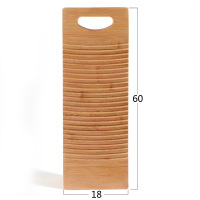 楠竹洗衣搓板省力搓衣板家用洗衣板实木碳化防滑加厚洗衣帮手跪用|长60cm*宽18cm*厚1.8cm