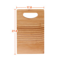 楠竹洗衣搓板省力搓衣板家用洗衣板实木碳化防滑加厚洗衣帮手跪用|长28cm*宽18cm*厚1.8cm