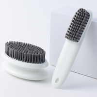 软毛刷鞋刷子不伤鞋洗鞋子专用刷神器清洁多功能长柄家用非马桶刷|鞋刷白色1个+洗衣刷白色1个