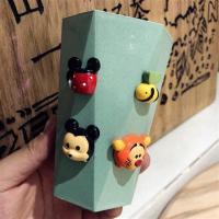 卡通米奇洗漱杯可爱刷牙缸小麦秸秆牙刷杯儿童水杯创意情侣漱口杯|绿色