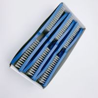 木柄文玩钢丝刷铁不锈钢除锈抛光清洁铜丝刷子工业用纯铜钢刷铜刷|塑料柄不锈钢丝耐用 5送一