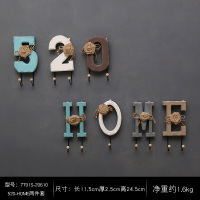 创意可爱门后衣服钥匙挂钩墙面墙壁装饰壁挂衣架免打孔置物架衣钩|520款+HOME款