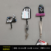 创意可爱门后衣服钥匙挂钩墙面墙壁装饰壁挂衣架免打孔置物架衣钩|高跟鞋款