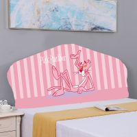 全包床头套罩软包简约现代ins防尘北欧风格木板床靠背保护套万能|粉红豹 2.2米(适合2.1-2.4米床头使用)