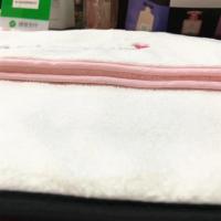 韩式新款干发帽吸水速干网红速干帽女可爱浴帽加厚不掉毛|粉边[爱心] 2两条装