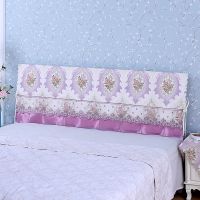 床头罩床头套简约床头防尘罩保护1.2m1.5m1.8m2m2.2m床头|花开四季2 床头柜巾两个装