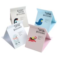 折叠化妆镜大号镜子高清台式梳妆镜学生便携可爱随身课桌面小镜子|动物系列6770 套装(折叠镜子+发圈+束发带)