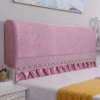 床头罩床头套简约床头防尘罩保护1.2m1.5m1.8m2m2.2m床头|紫色[全包] 1.2米