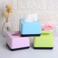 正方形小号抽纸盒塑料纸巾盒餐饮酒店饭店餐巾纸盒子|多色黑底 10个装