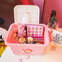 收纳箱小号箱子收纳盒可爱塑料家用床底玩具书本整理箱储物箱学生