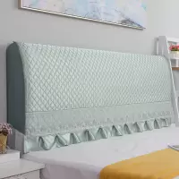 床头罩床头套简约床头防尘罩保护1.2m1.5m1.8m2m2.2m床头|绿色[全包] 1.2米