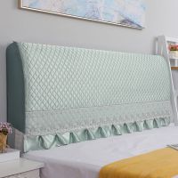 床头罩床头套简约床头防尘罩保护1.2m1.5m1.8m2m2.2m床头|绿色[全包] 床头柜巾两个装