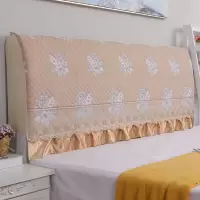 床头罩床头套简约床头防尘罩保护1.2m1.5m1.8m2m2.2m床头|国色天香咖色[全包] 1.2米