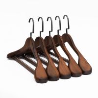 高档实木宽肩木衣架西装衣架子挂衣架木质木头木制衣挂大衣服撑