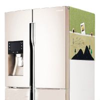 大双开门冰箱罩布艺简约对开门冰箱盖布防水田园四开门冰箱防尘罩|山水 对开门大冰箱(70*170)