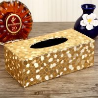 居家日用皮革纸巾盒 酒店专用抽纸盒 客厅卧室茶几纸抽盒|金石头大号