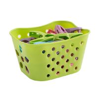 30个装塑料小夹子衣服晾晒夹强力防风夹内衣袜子晾衣夹零食封口夹|绿色 60夹